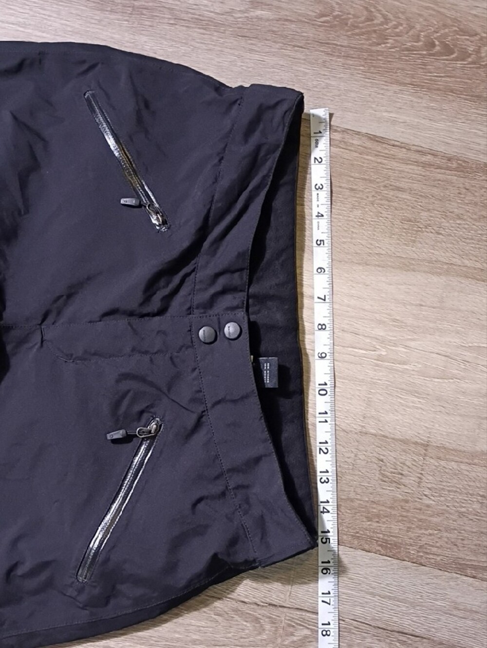 Marmot Black Cold And Rain Shell Pants with Logo Patch - Picture 5 of 14